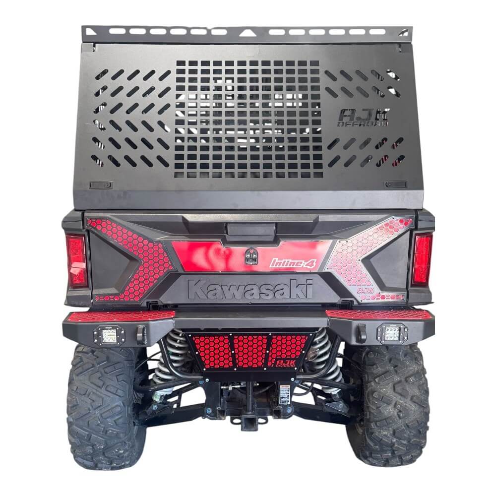 Kawasaki Ridge Bed Rack with Enclosure - Storage Options