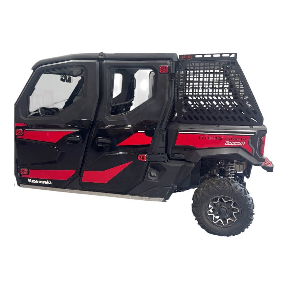 Kawasaki Ridge Bed Rack with Enclosure - Storage Options