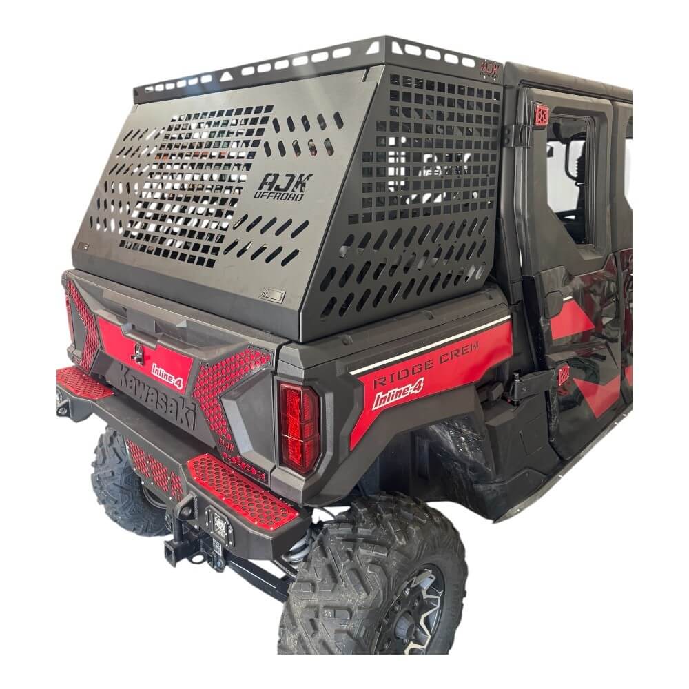 Kawasaki Ridge Bed Rack with Enclosure - Storage Options