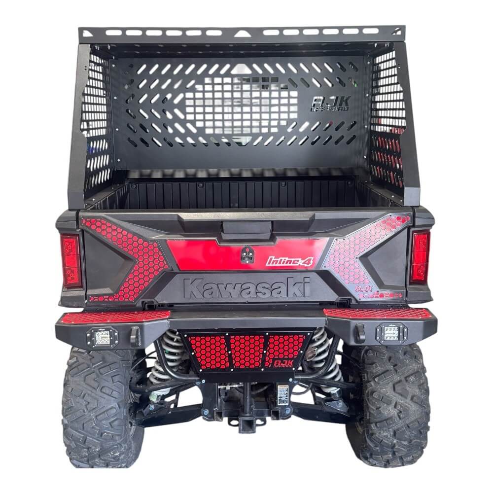 Kawasaki Ridge Bed Rack with Enclosure - Storage Options