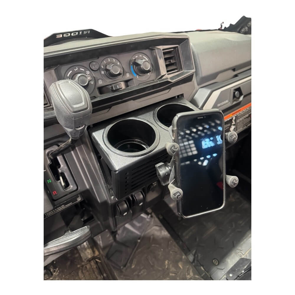 Kawasaki Ridge Dash Mount / Cup Holder - Brackets and Mounts