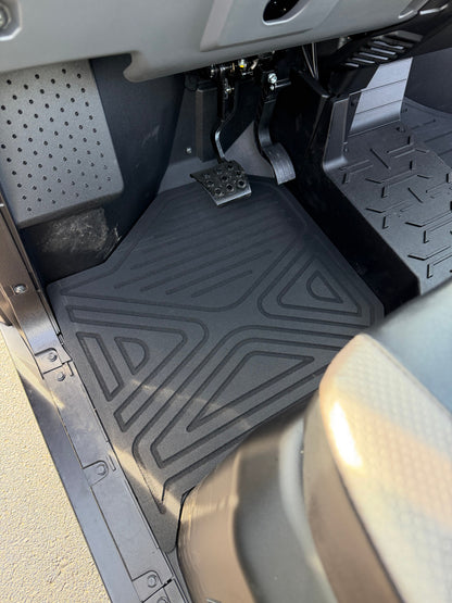 Kawasaki RiDGE HD 9mm Rubber Mats (2024 - current) - 2 Door Floor / XTREAM WAVE Design (Most Popular) - Floor Mat