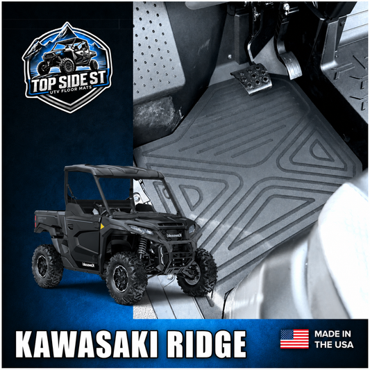 Kawasaki RiDGE HD 9mm Rubber Mats (2024 - current) - Floor Mat