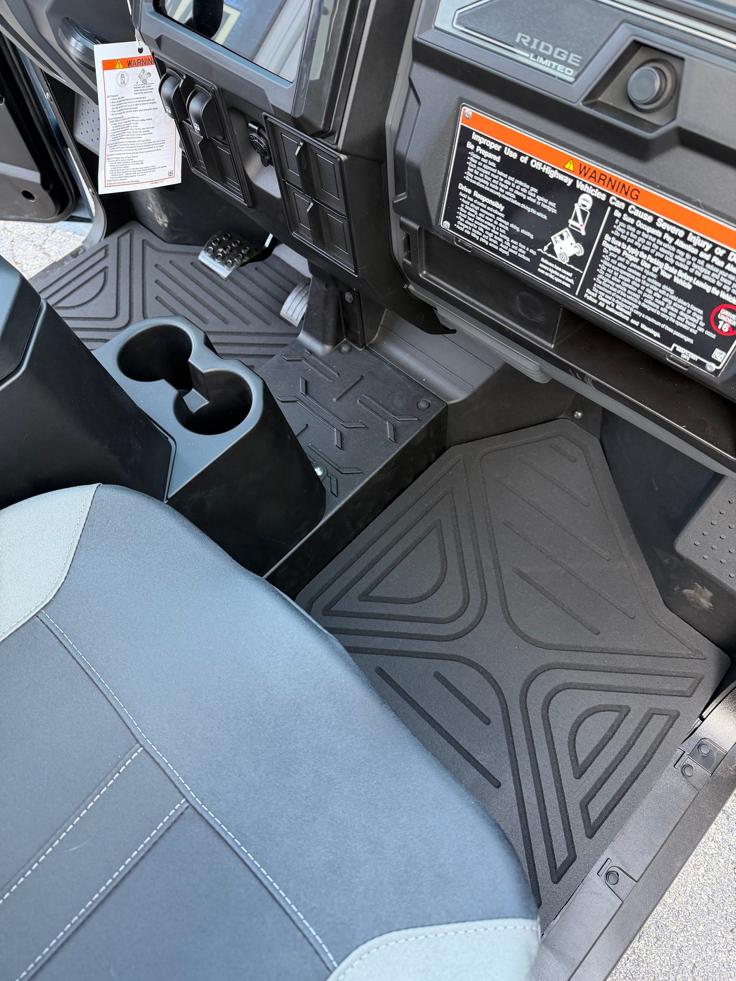 Kawasaki RiDGE HD 9mm Rubber Mats (2024 - current) - Floor Mat