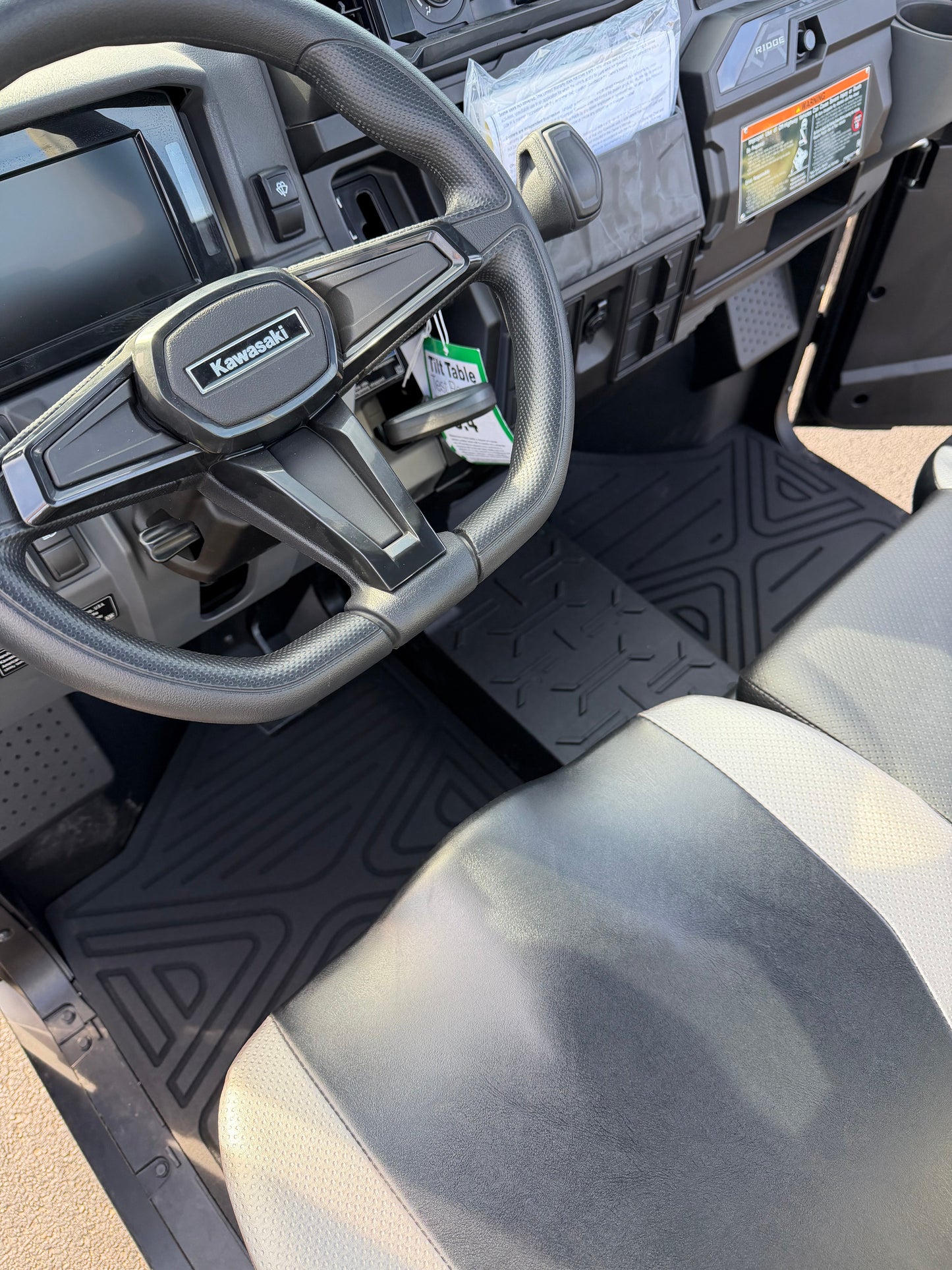 Kawasaki RiDGE HD 9mm Rubber Mats (2024 - current) - Floor Mat