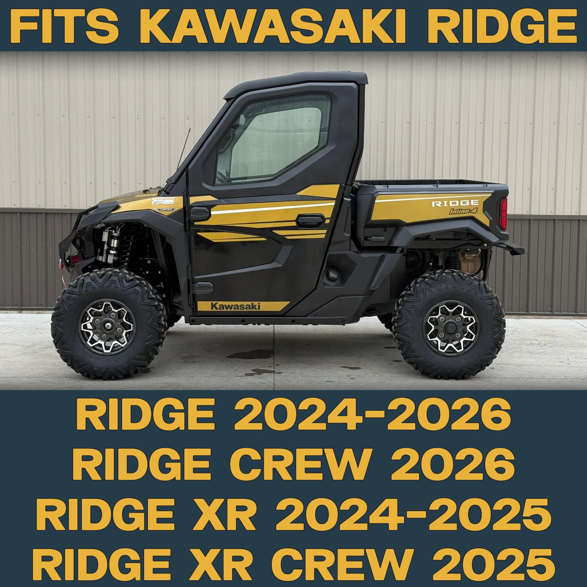 Kawasaki Ridge/Ridge Crew KWF 1000 2024-2026 Brass Brake Pad Set - Vehicle Parts & Accessories
