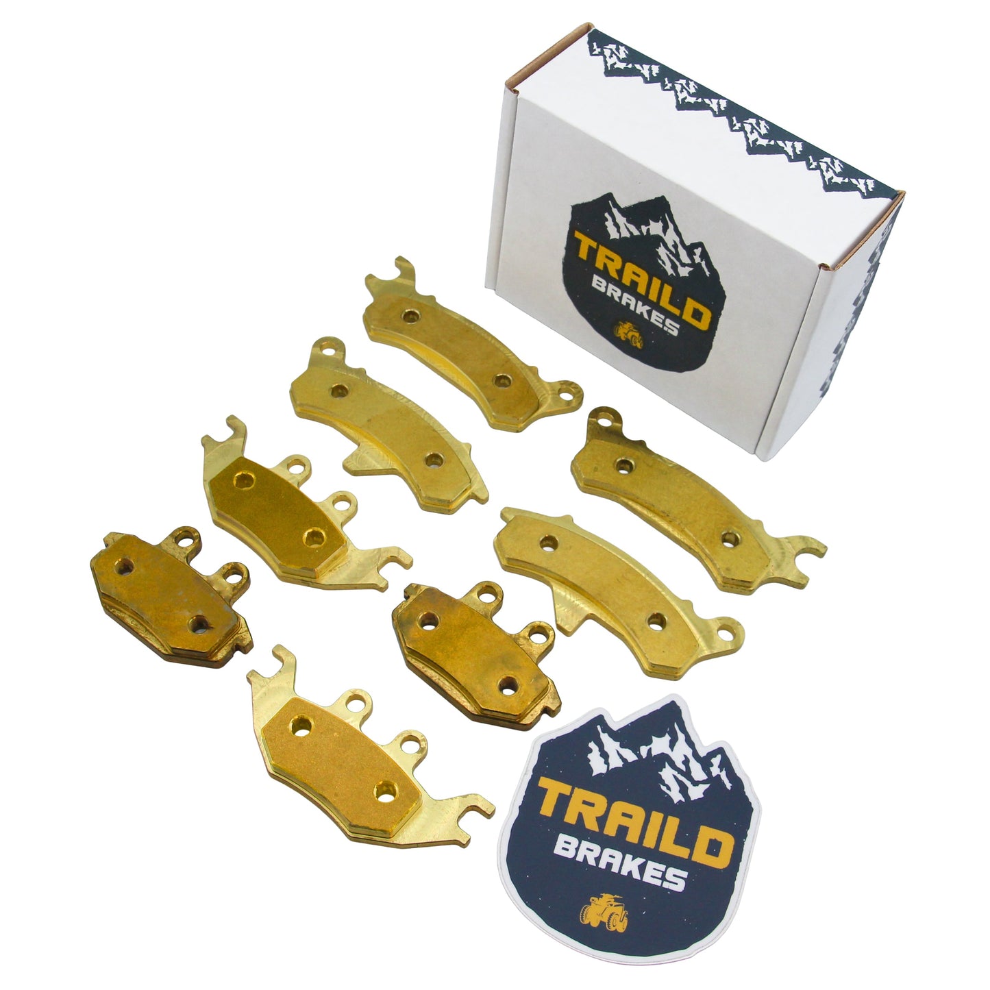 Kawasaki Ridge/Ridge Crew KWF 1000 2024-2026 Brass Brake Pad Set - Vehicle Parts & Accessories