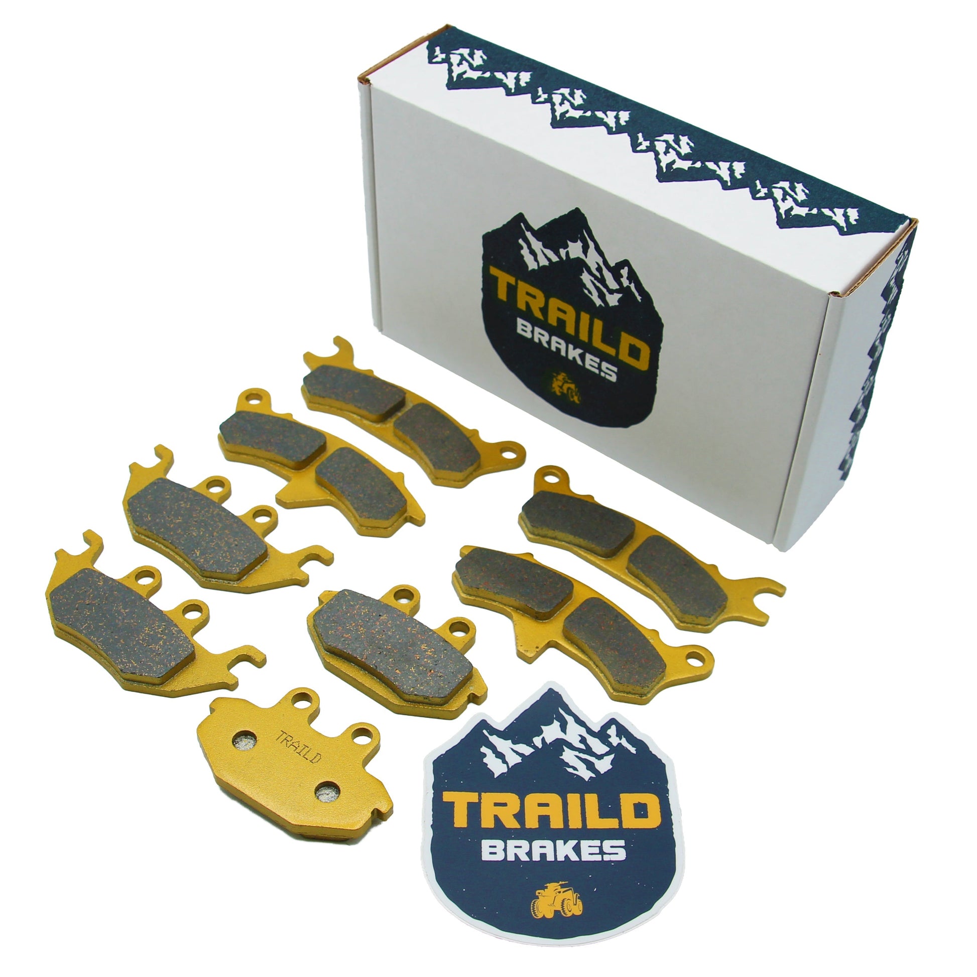 Kawasaki Ridge/Ridge Crew KWF1000 2024-2025 Ceramic Brake Pad Set - Vehicle Parts & Accessories