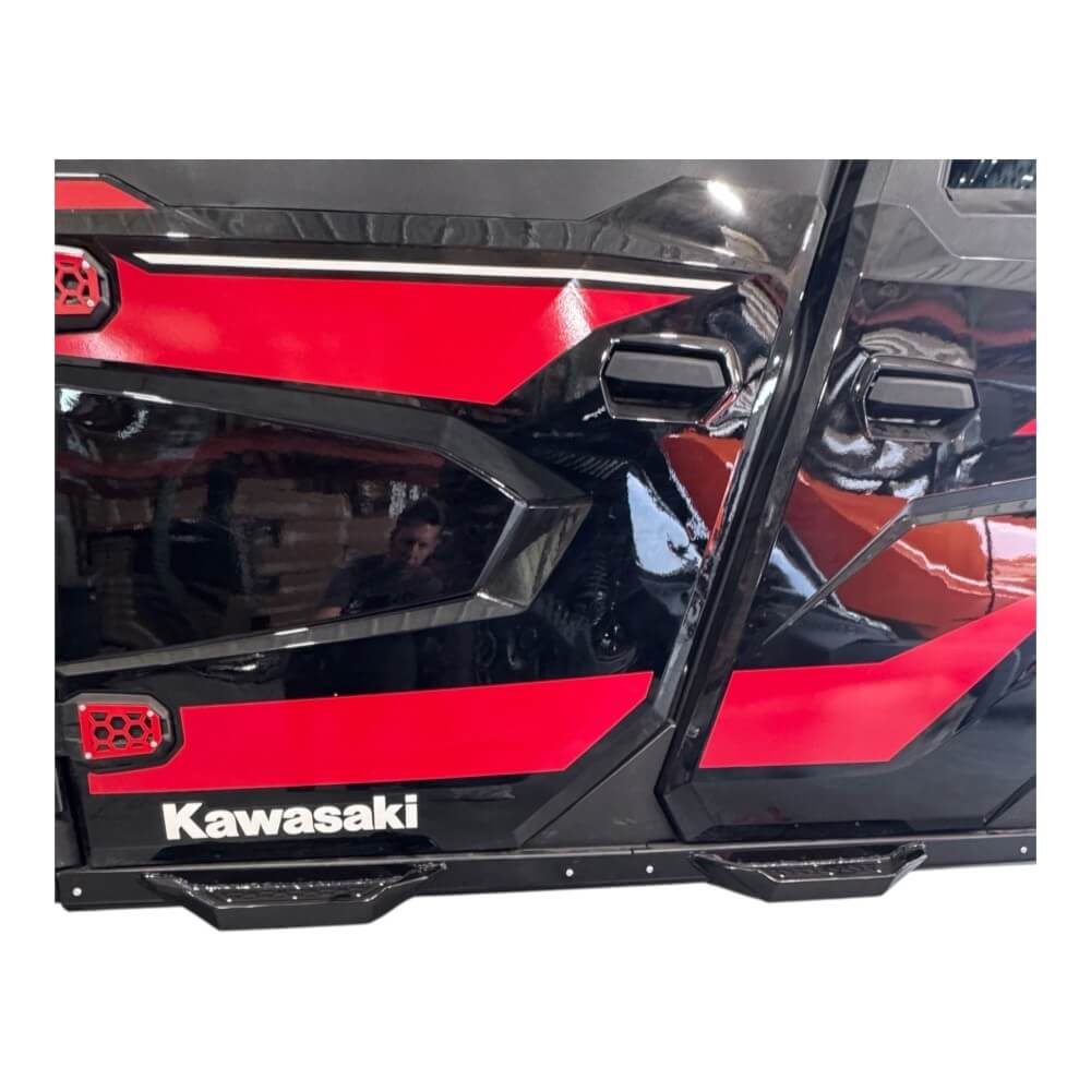 Kawasaki Ridge Rock Sliders with Step - Rock Sliders