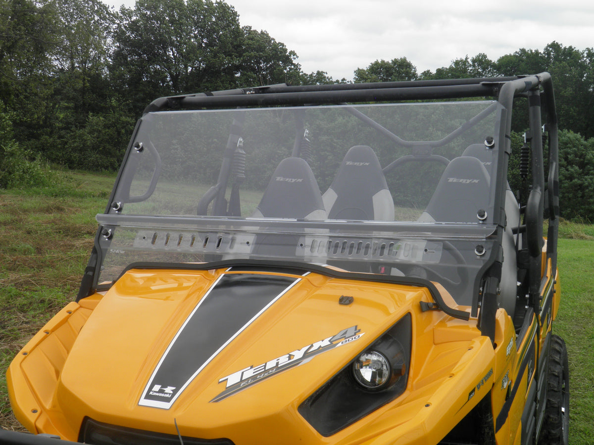 Kawasaki Teryx 4-Seater - 1 Pc Vented General-Purpose Windshield - Windshields