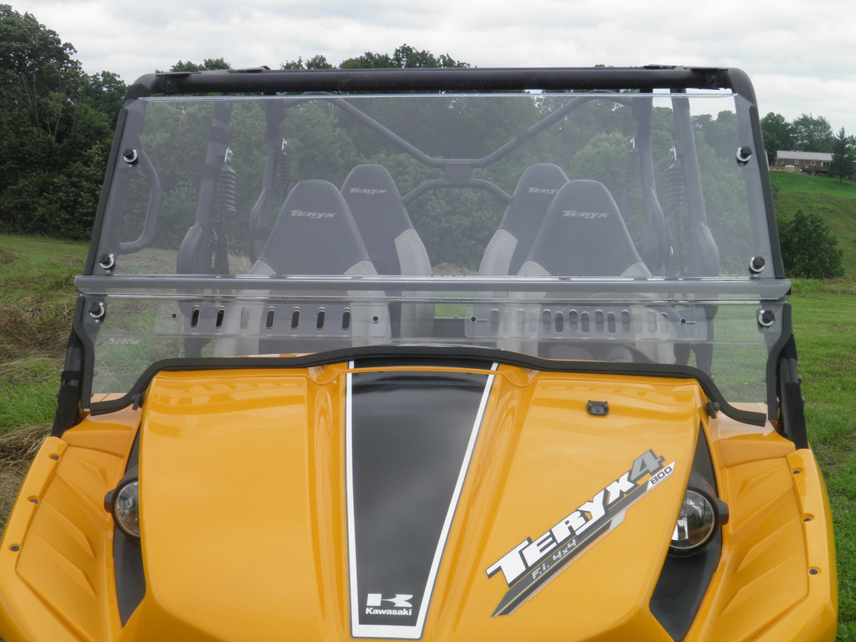 Kawasaki Teryx 4-Seater - 1 Pc Vented General-Purpose Windshield - Windshields