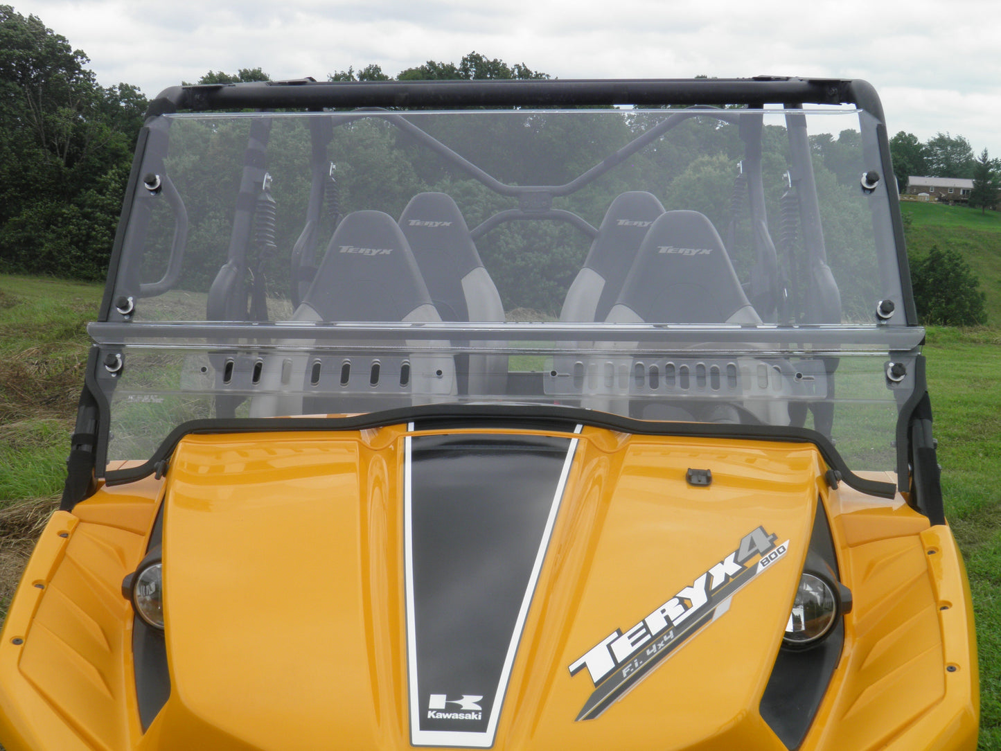 Kawasaki Teryx 4-Seater - 1 Pc Vented General-Purpose Windshield - Windshields