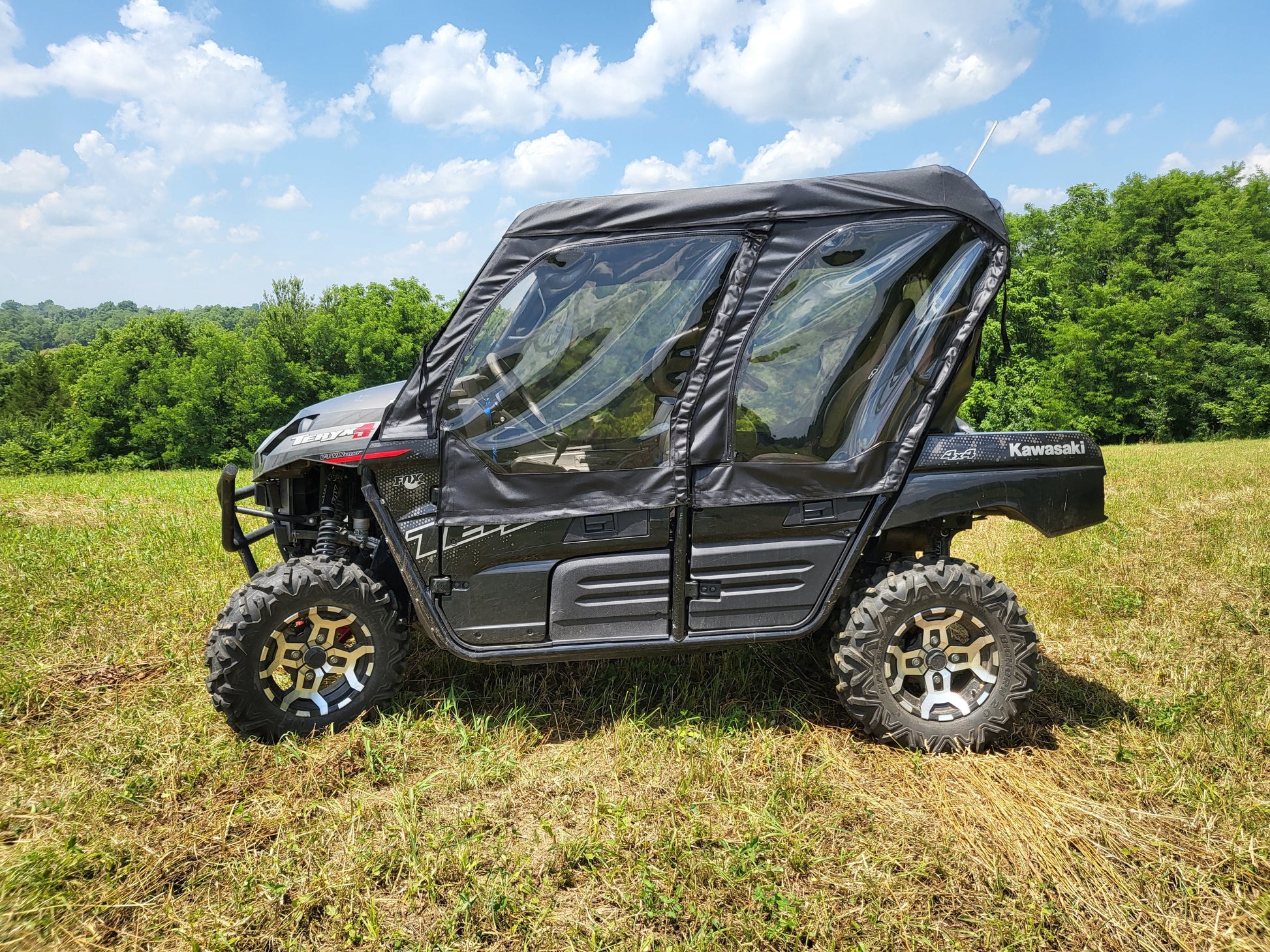 Kawasaki Teryx 4-Seater - Full Cab Enclosure with Vinyl Windshield - Full Cab Enclosure