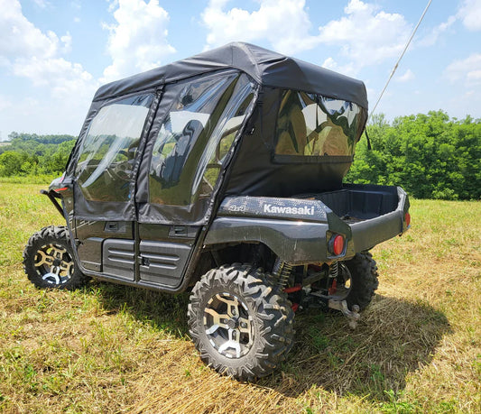 Kawasaki Teryx 4-Seater - Full Cab Enclosure with Vinyl Windshield - Doors