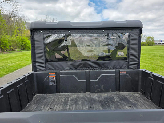 Kawasaki Teryx 4-Seater - Soft Back Panel with Mesh/Vinyl Window - PATENT PENDING - Windshields