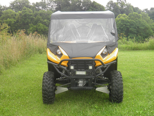 Kawasaki Teryx 4-Seater - Vinyl Windshield/Top Combo - Windshield/Roof