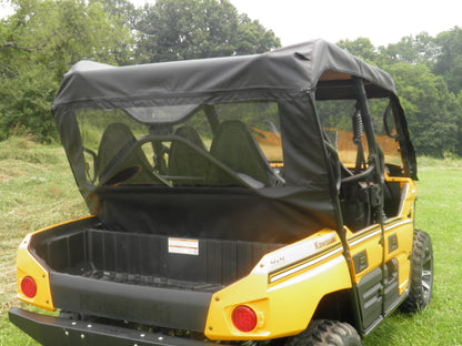 Kawasaki Teryx 4-Seater - Vinyl Windshield/Top/Rear Combo - Windshield/Roof/Back Panel