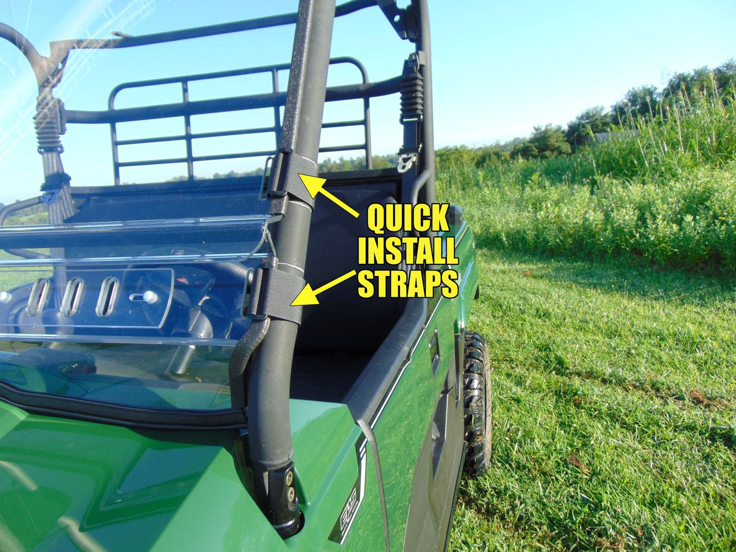 Kawasaki Teryx 750 - 2 Pc Vented General-Purpose Windshield - Windshields