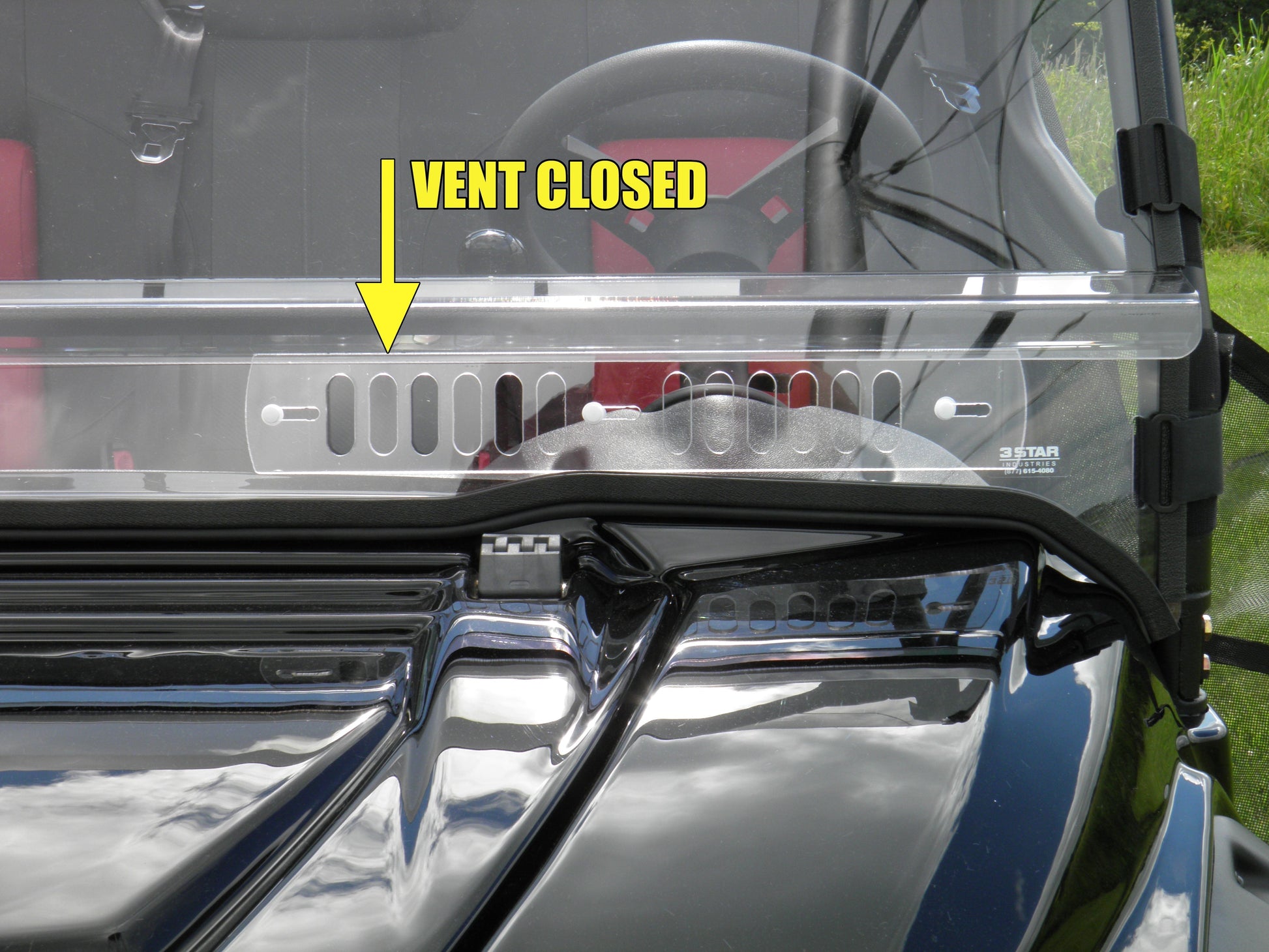 Kawasaki Teryx 750 - 2 Pc Vented General-Purpose Windshield - Windshields