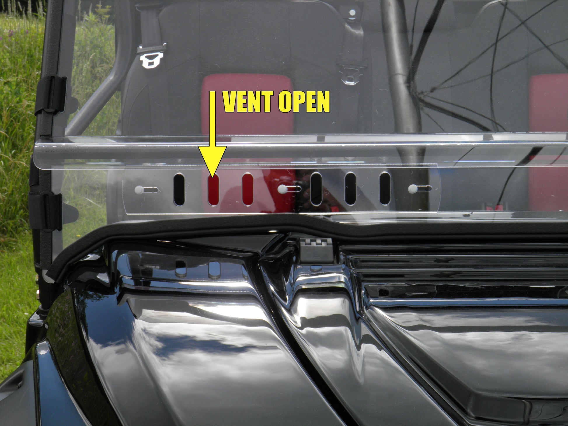Kawasaki Teryx 750 - 2 Pc Vented General-Purpose Windshield - Windshields