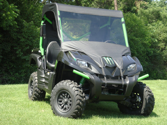 Kawasaki Teryx 750 - Vinyl Windshield/Top Combo - Windshield/Roof