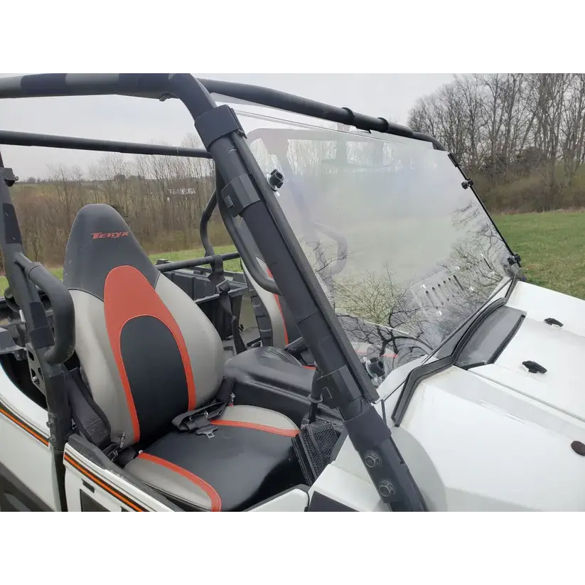 Kawasaki Teryx 800 - 1 Pc Windshield w/Clamp Vent and Hard Coat Options
