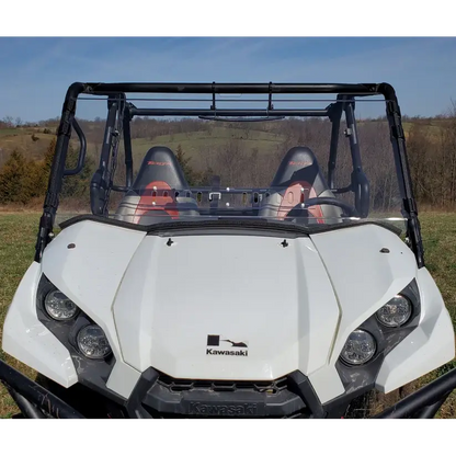 Kawasaki Teryx 800 - 1 Pc Windshield w/Clamp Vent and Hard Coat Options