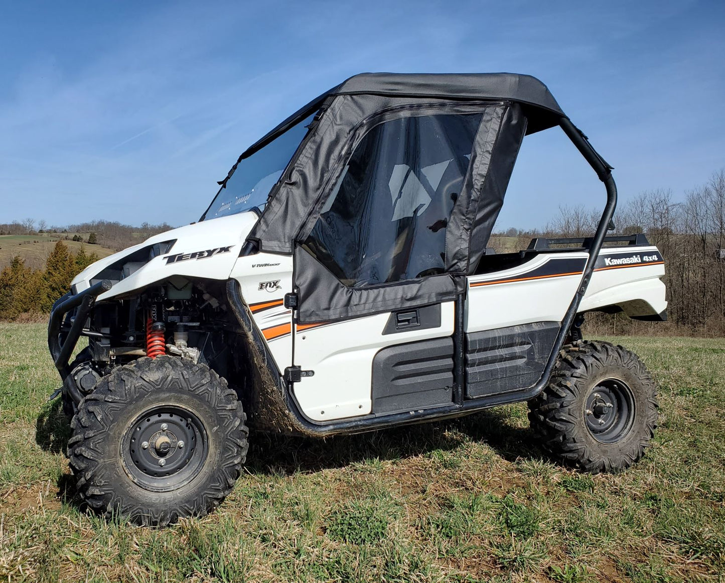 Kawasaki Teryx 800 (2-Seater) - Full Cab Enclosure for Hard Windshield - Full Cab Enclosure