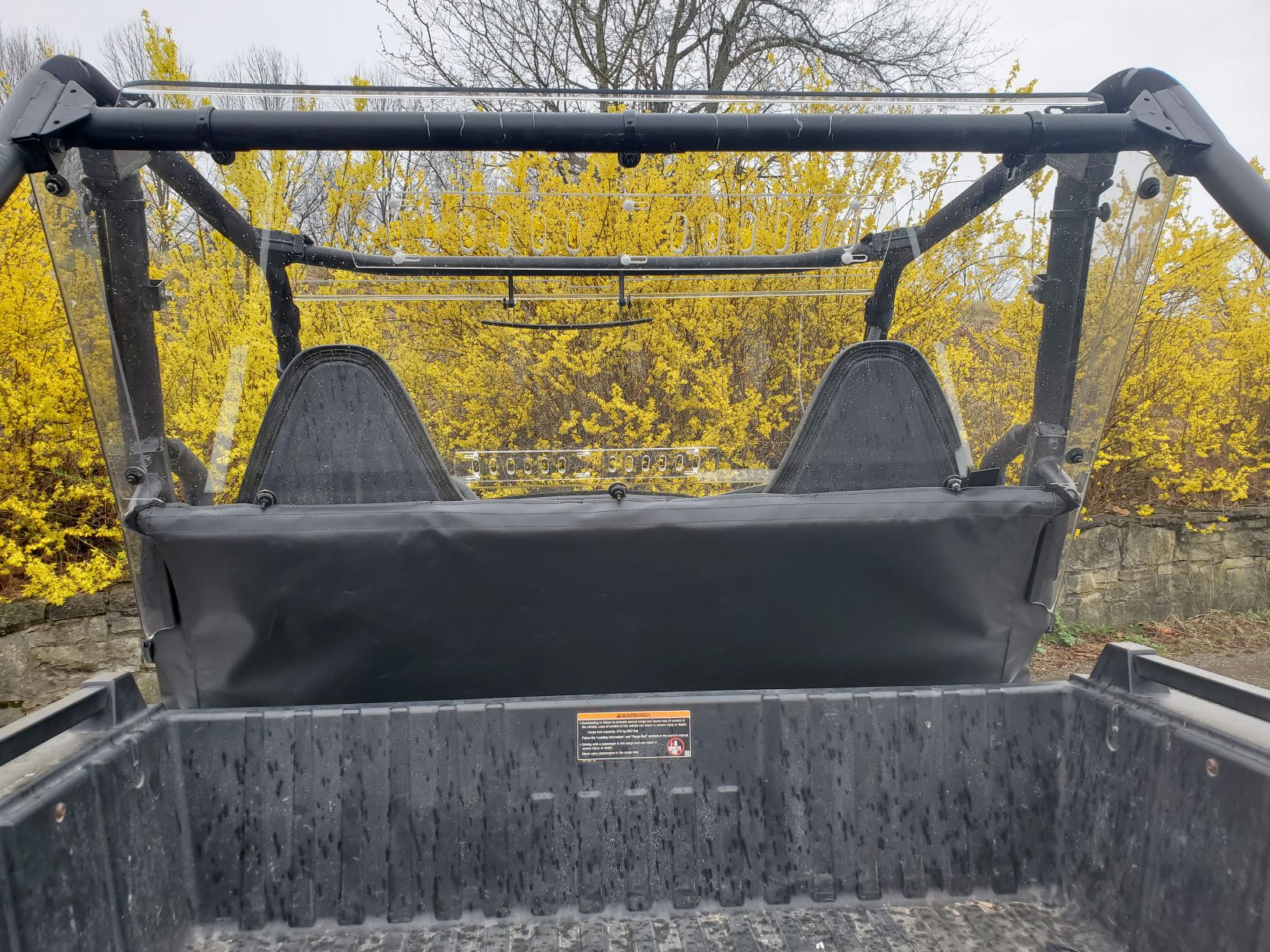 Kawasaki Teryx 800 - Lexan Back Panel with Vent and Soft Lower Panel Options - Windshields