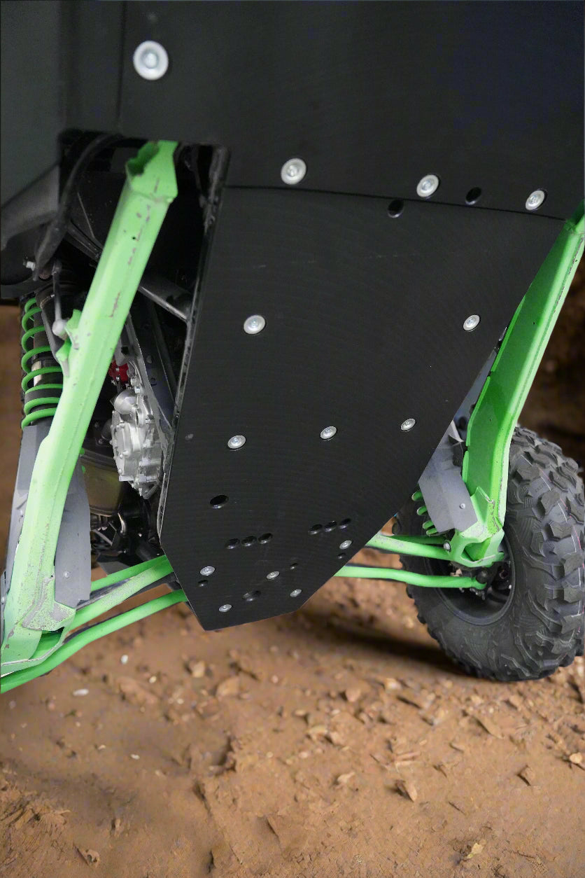 Kawasaki Teryx H2 UHMW Skid Plate and Rock Sliders - Skid Plates