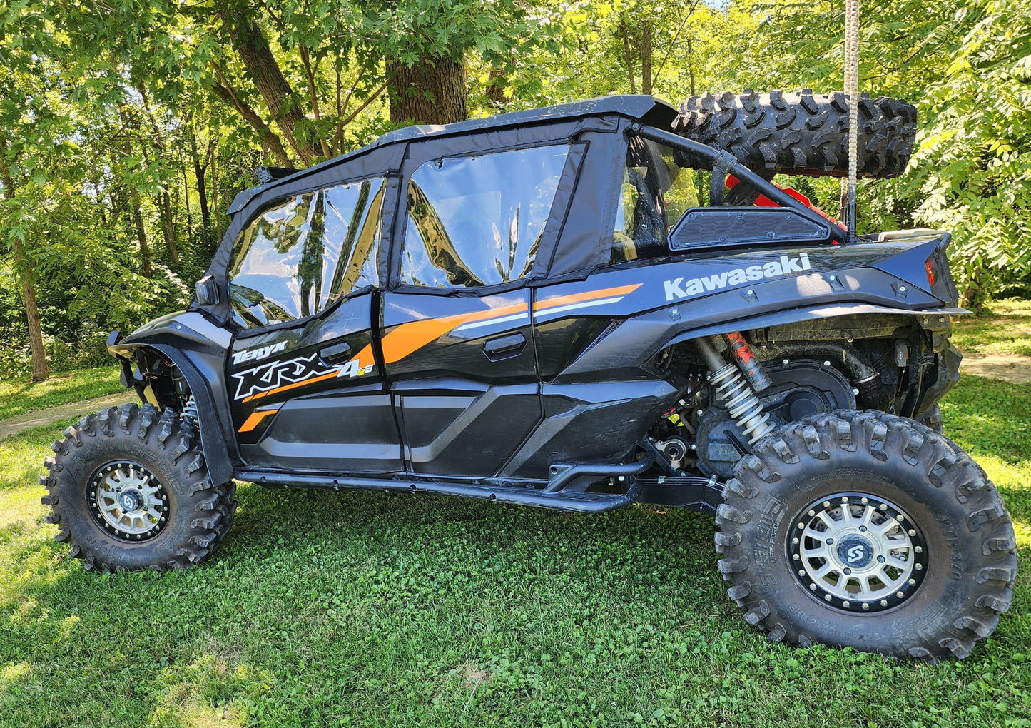 Kawasaki Teryx KRX Crew - Upper Doors/Rear Panel Combo - Upper Door/Back Panel