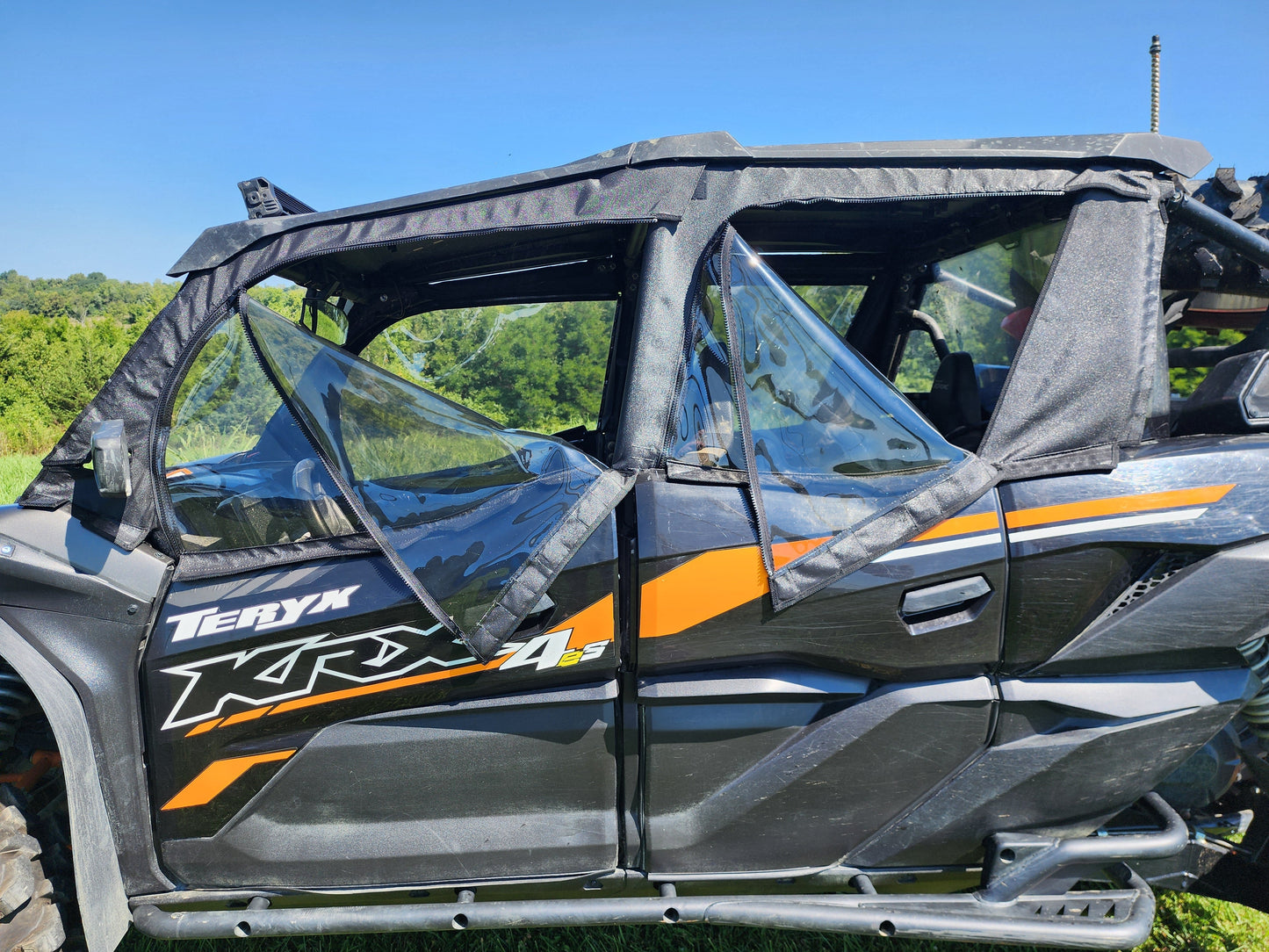 Kawasaki Teryx KRX Crew - Upper Doors/Rear Panel Combo - Upper Door/Back Panel