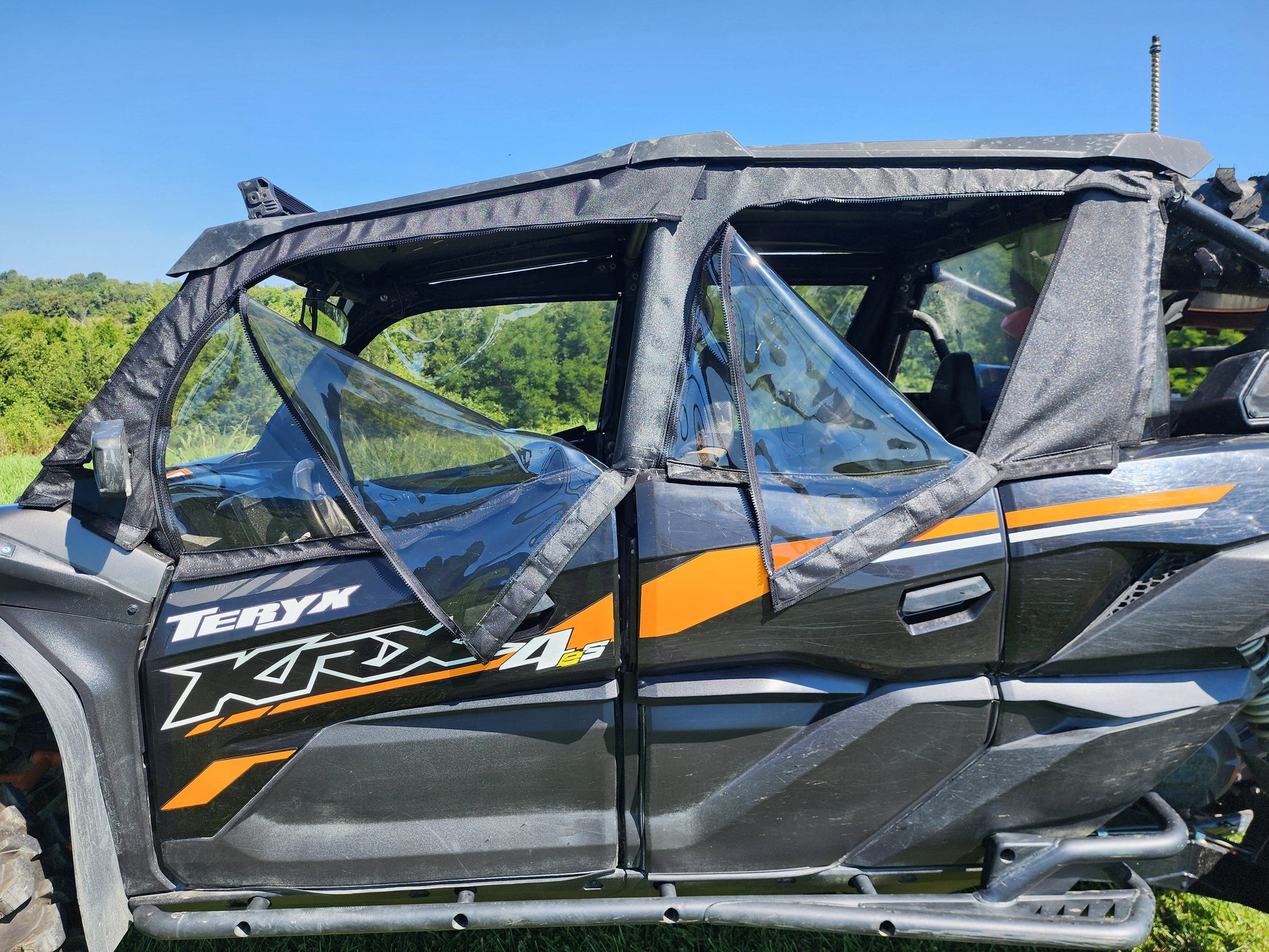 Kawasaki Teryx KRX Crew - Upper Doors/Rear Panel Combo - Upper Door/Back Panel