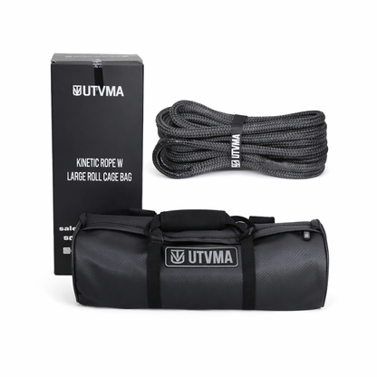 Kinetic Recovery Rope With Heavy Duty Roll Cage Bag - Towing