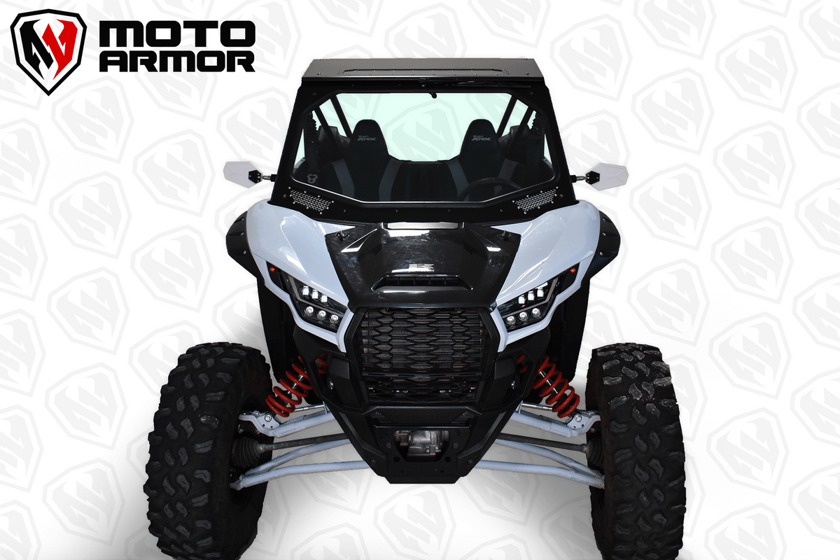 KRX Full Glass Windshield with Vents - Glass Front Windshield