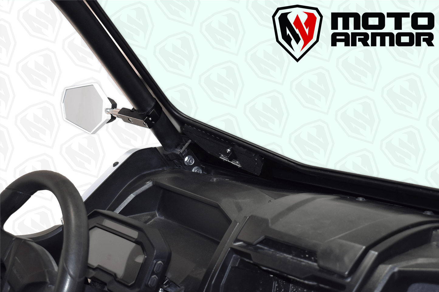 KRX Full Glass Windshield with Vents - Glass Front Windshield