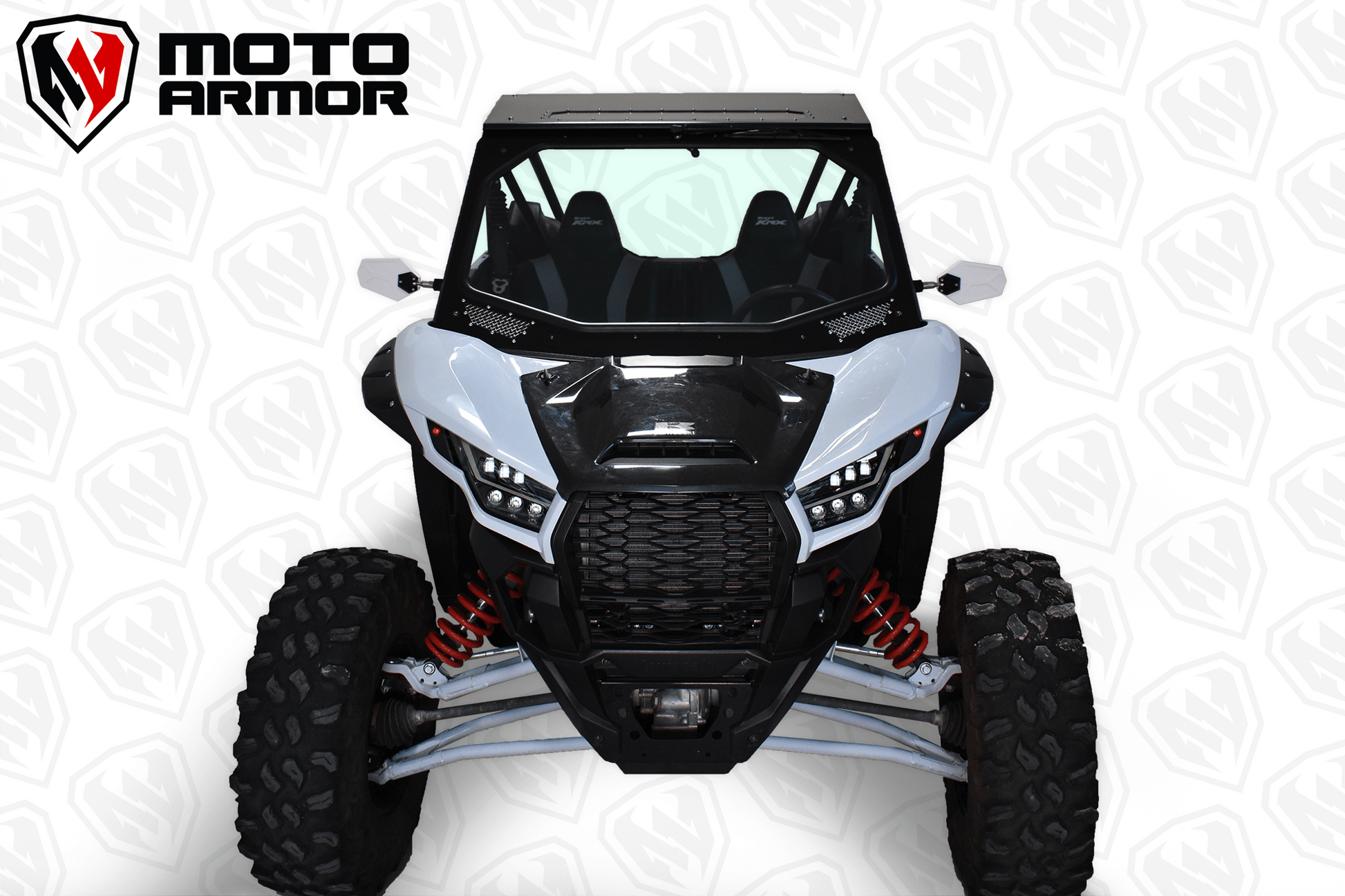 KRX Full Glass Windshield with Vents - Glass Front Windshield