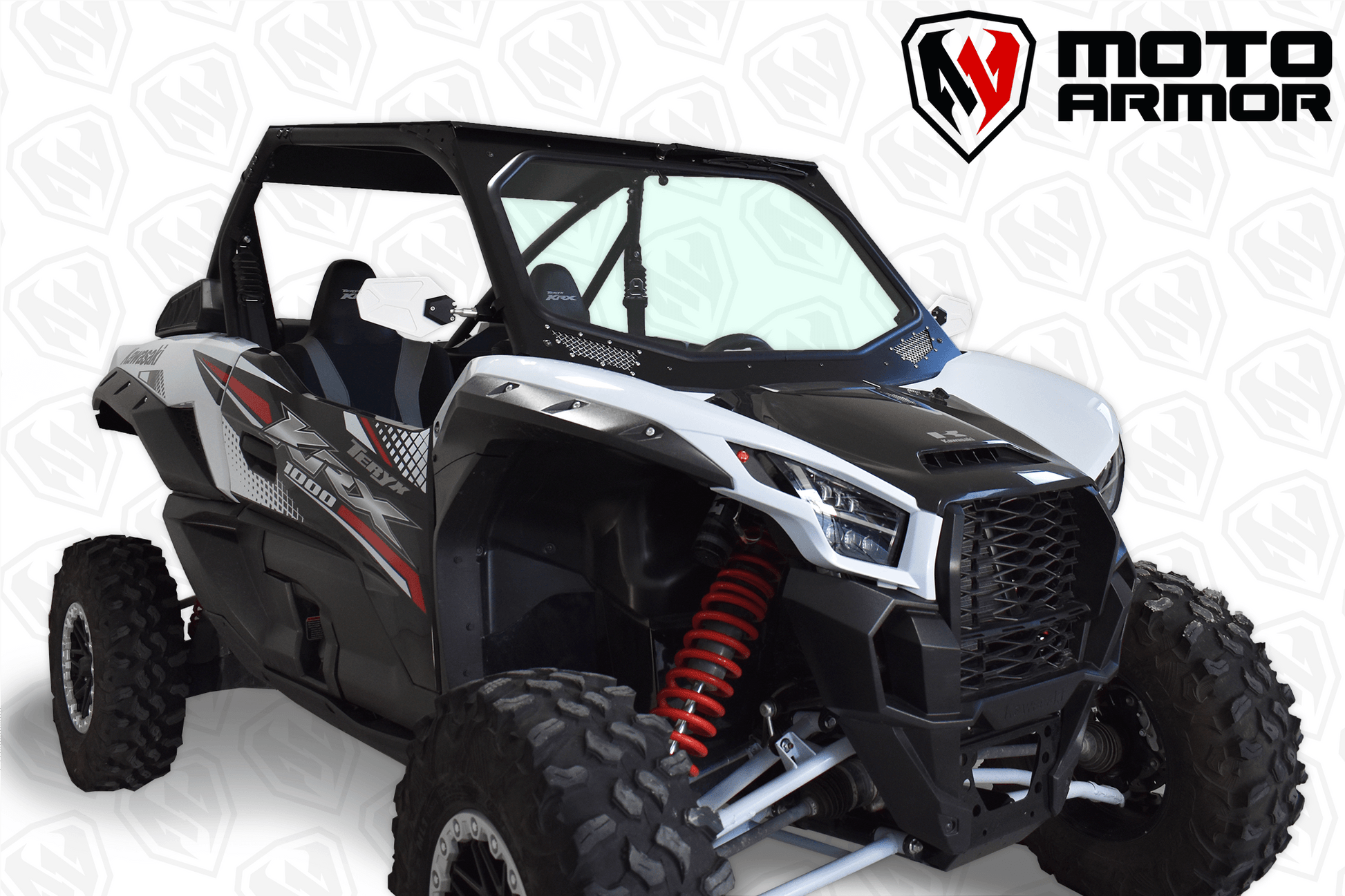KRX Full Glass Windshield with Vents - Glass Front Windshield