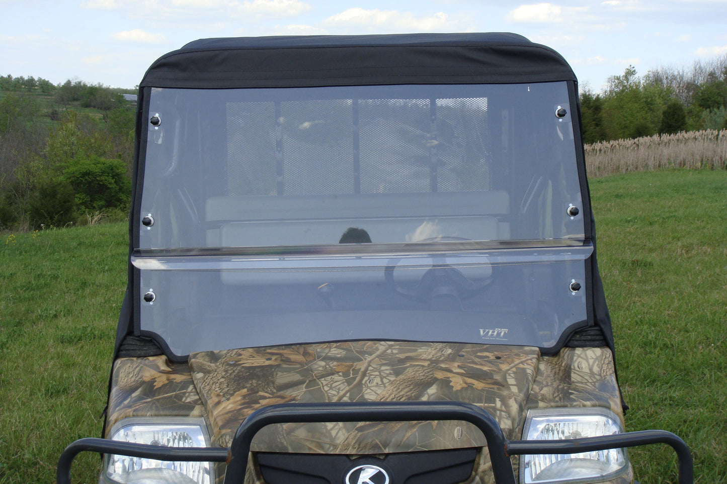 Kubota RTV 1140 - 2 Pc Windshield w/Hard Coat Clamp and Vent Options - Windshields