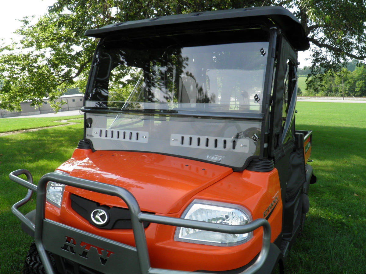 Kubota RTV 1140 - 2 Pc Windshield w/Hard Coat Clamp and Vent Options - Windshields