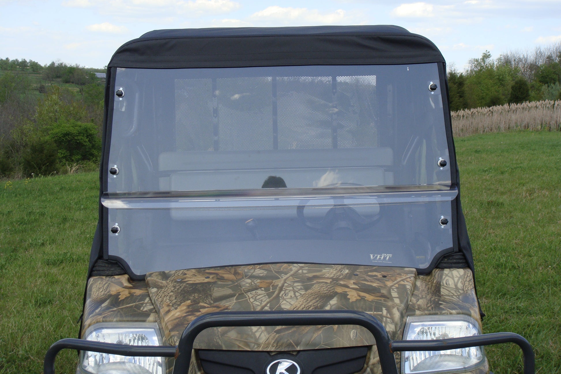 Kubota RTV 1140 - 2 Pc Windshield w/Hard Coat Clamp and Vent Options - Windshields
