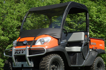 Kubota RTV 400/500/520 - Vinyl Windshield/Top/Rear Combo - Windshield/Roof/Back Panel