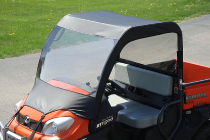Kubota RTV 400/500/520 - Vinyl Windshield/Top/Rear Combo - Windshield/Roof/Back Panel