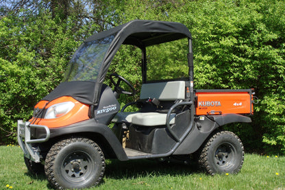 Kubota RTV 400/500/520 - Vinyl Windshield/Top/Rear Combo - Windshield/Roof/Back Panel