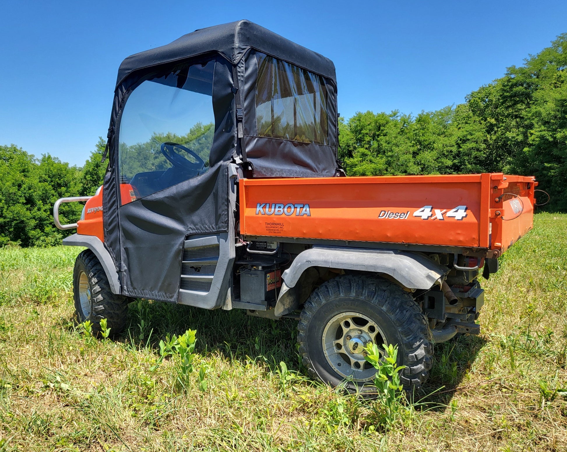Kubota RTV 900/1120 - Full Cab Enclosure for Hard Windshield - Full Cab Enclosure