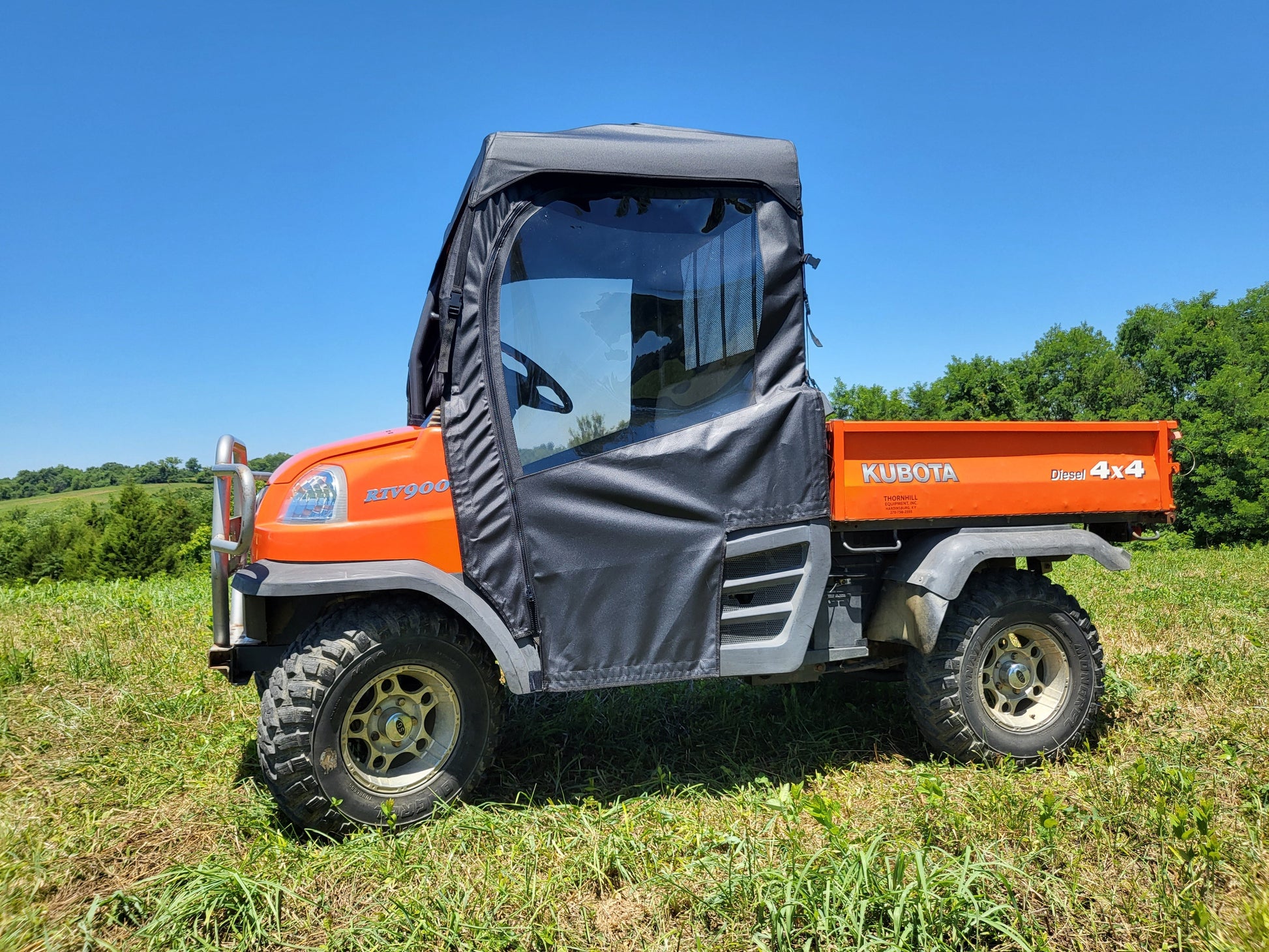 Kubota RTV 900/1120 - Full Cab Enclosure for Hard Windshield - Full Cab Enclosure