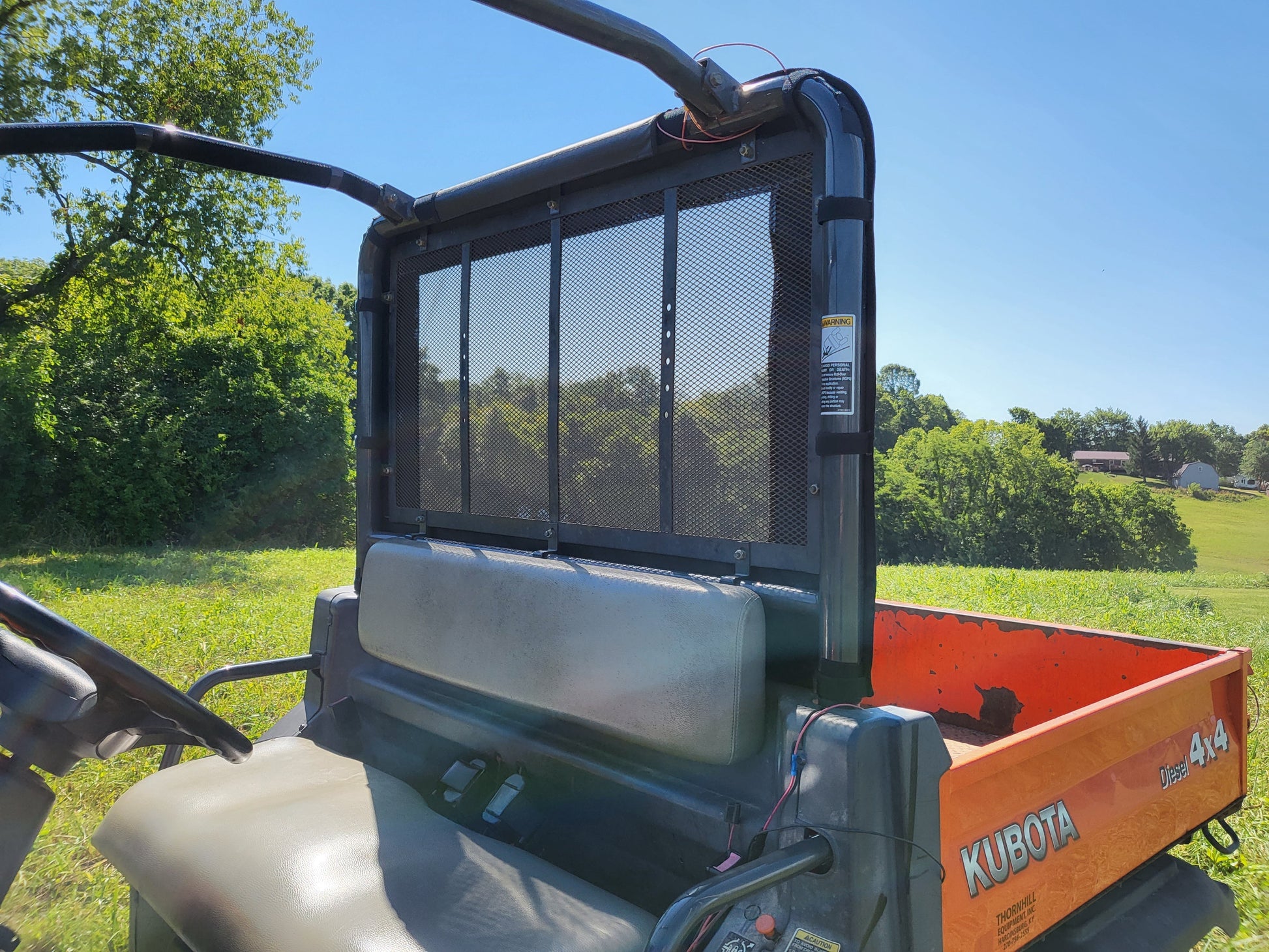 Kubota RTV 900/1120 - Soft Back Panel - Back Panel