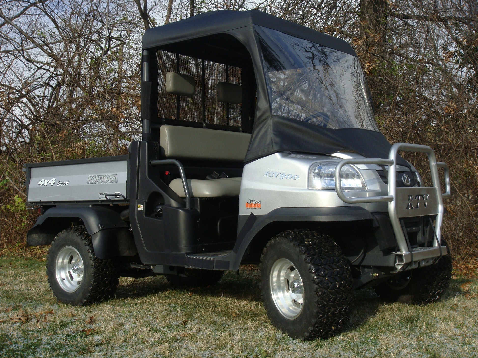 Kubota RTV 900/1120 - Vinyl Windshield/Top/Rear Combo - Windshield/Roof/Back Panel