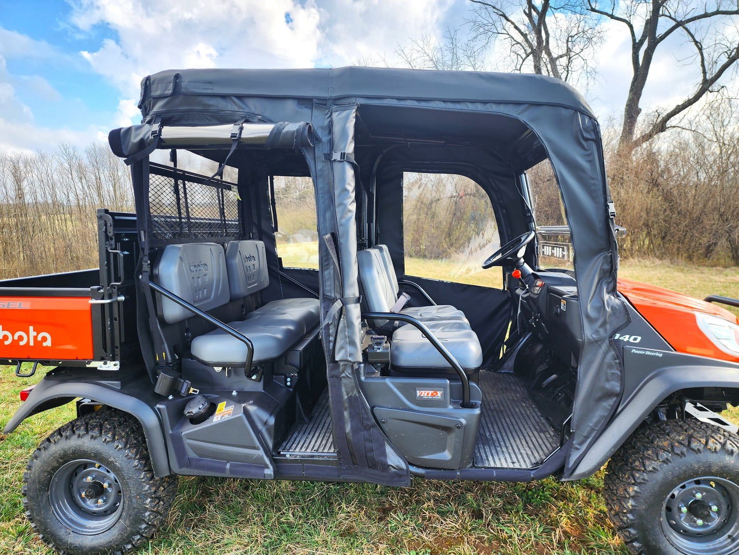 Kubota RTV X1140 - Full Cab Enclosure for Hard Windshield - Full Cab Enclosure