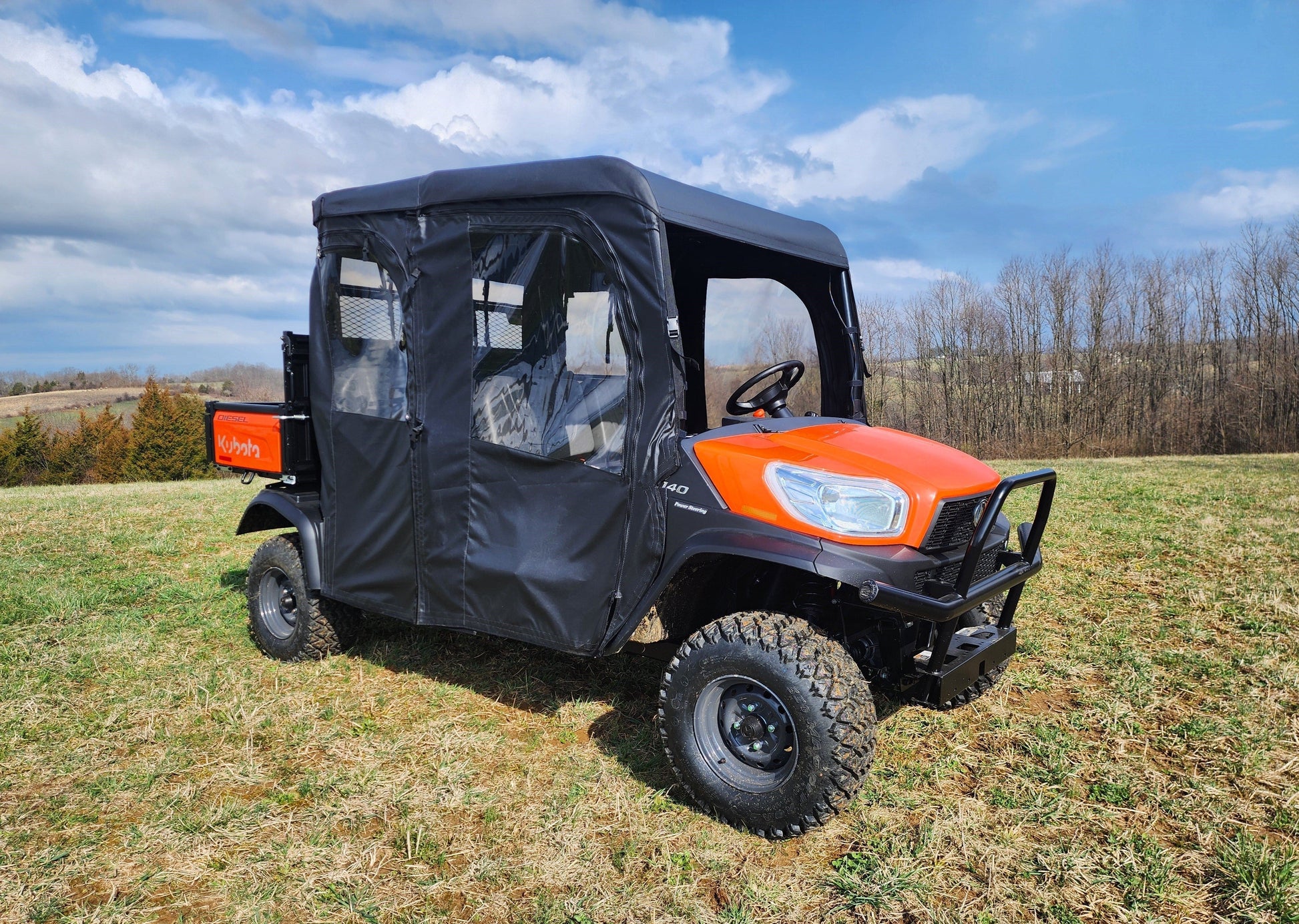 Kubota RTV X1140 - Full Cab Enclosure for Hard Windshield - Full Cab Enclosure